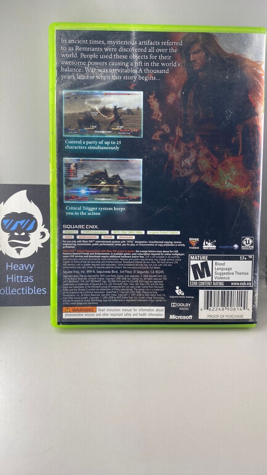 Xbox 360 - The Last Remnant - CIB