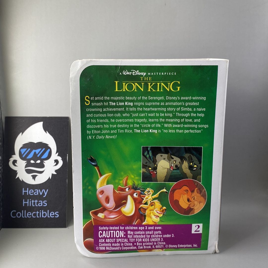The Lion King Simba VHS Toy, 1996