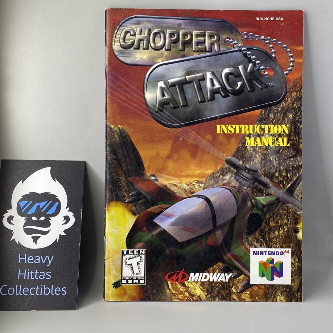 Nintendo 64 – Chopper Attack – Manual Only