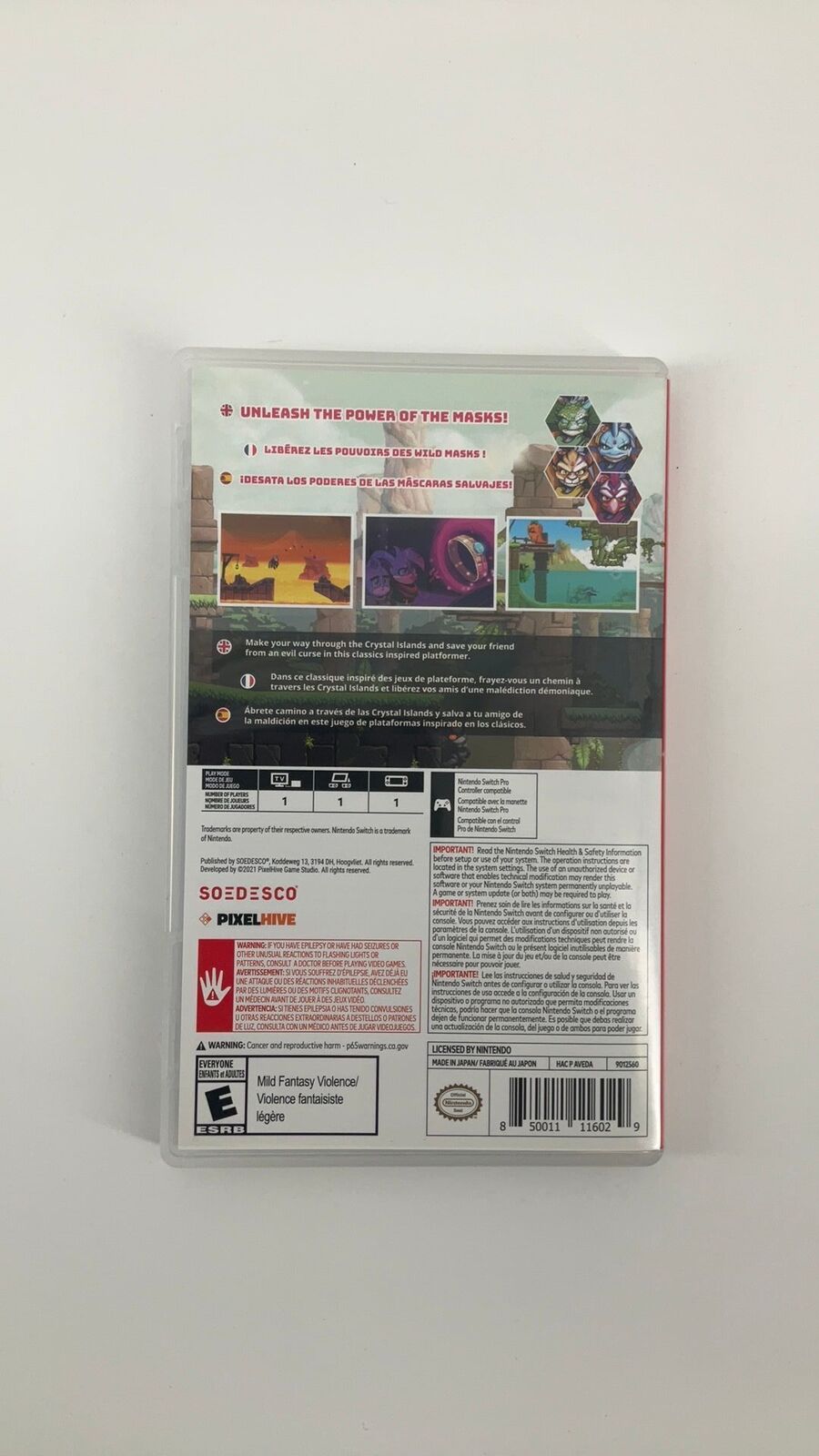 Switch – Kaze and the Wild Masks – CIB