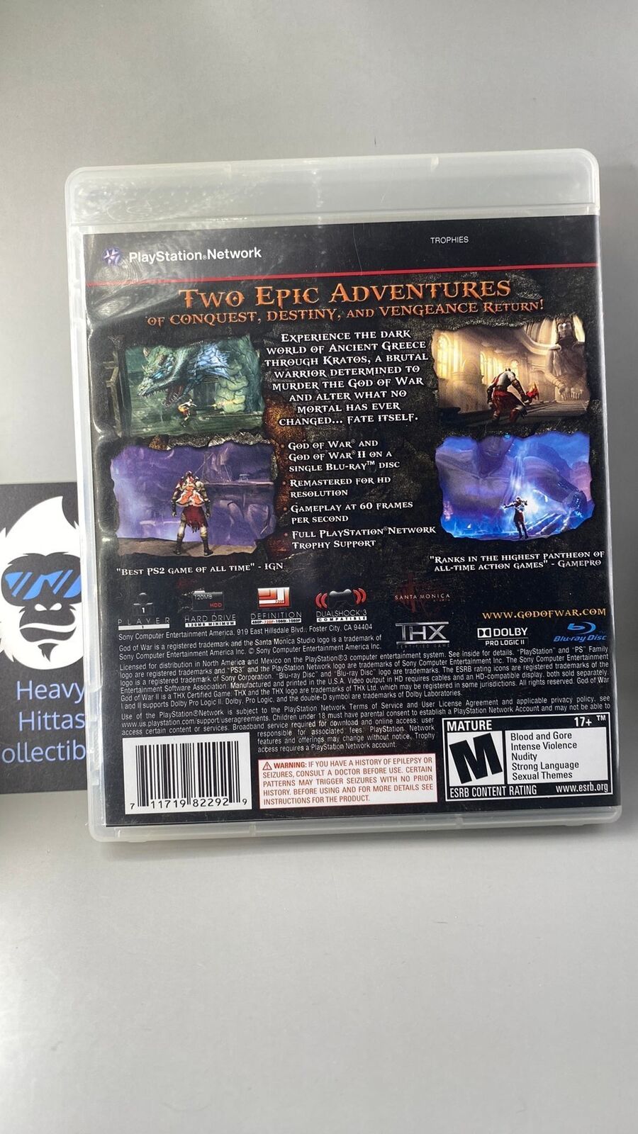 PS3 – God of War Collection – CIB++