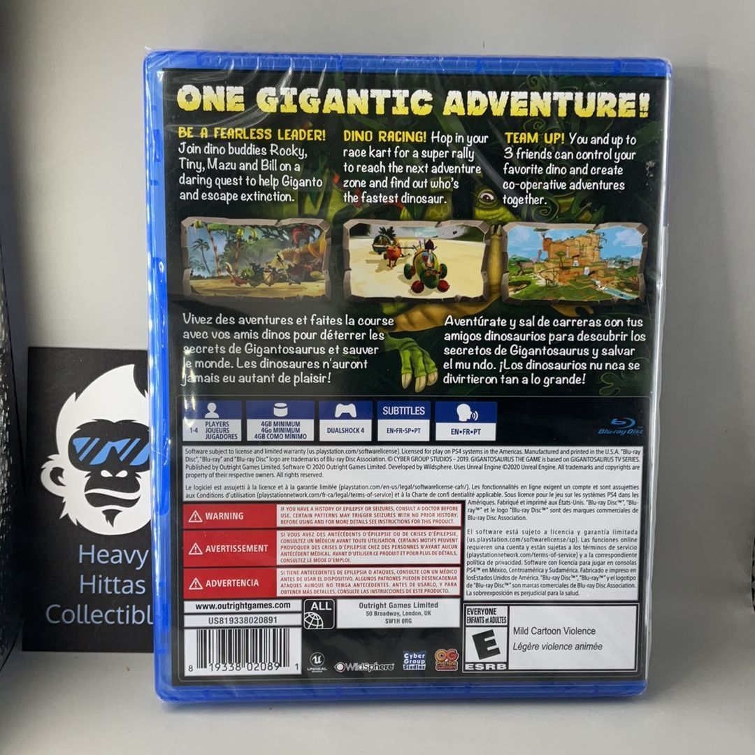 PS4 – Gigantosaurus: The Game – New