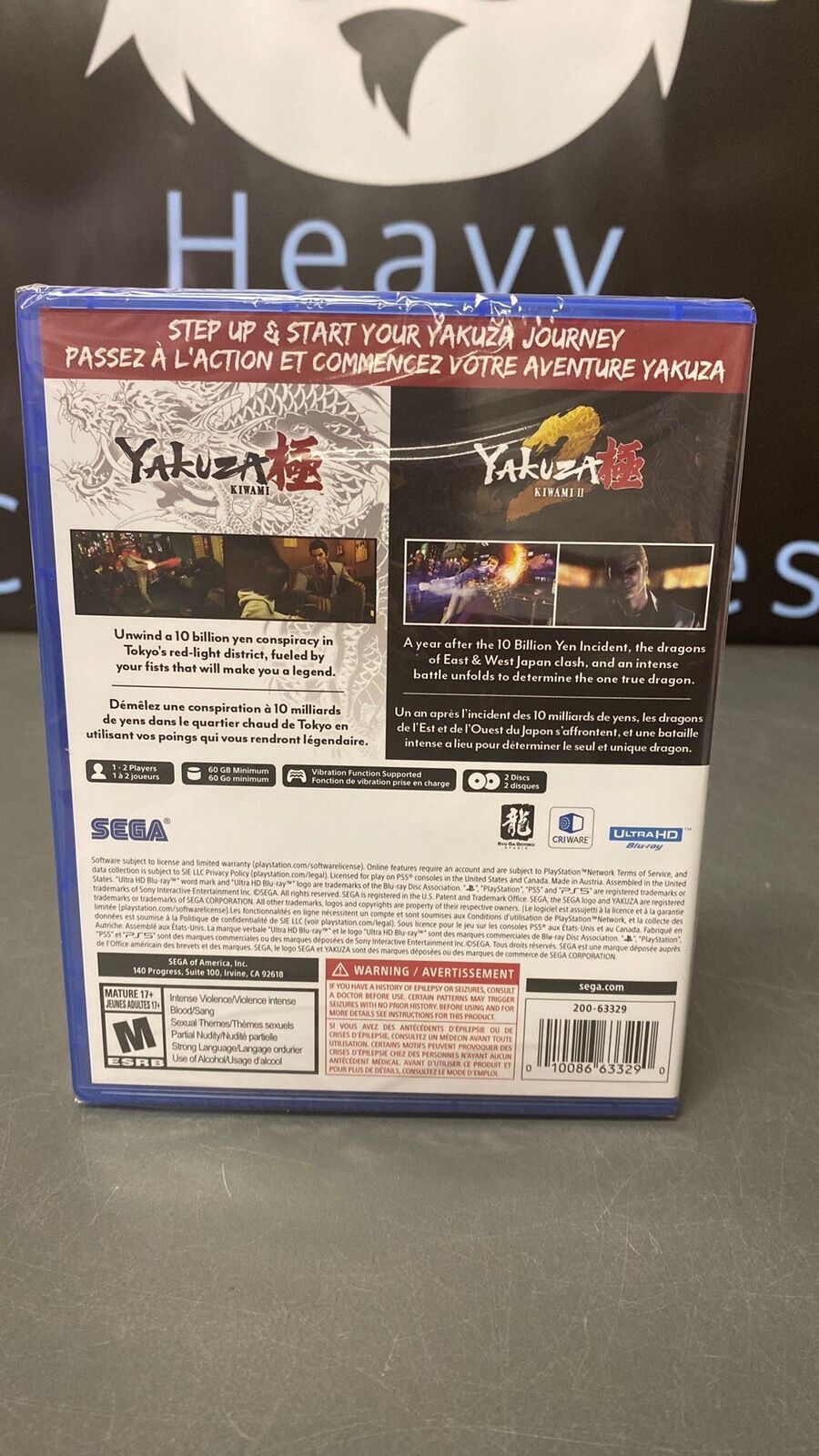 PS5 – Yakuza Kiwami 1 & 2 – New