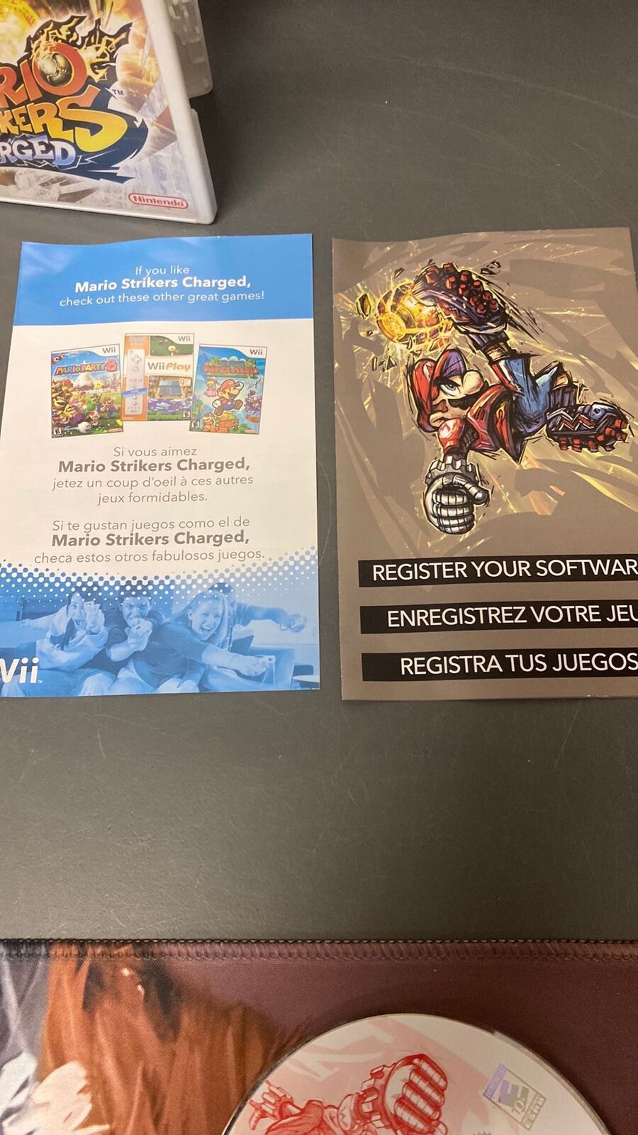 Wii - Mario Strikers Charged - CIB