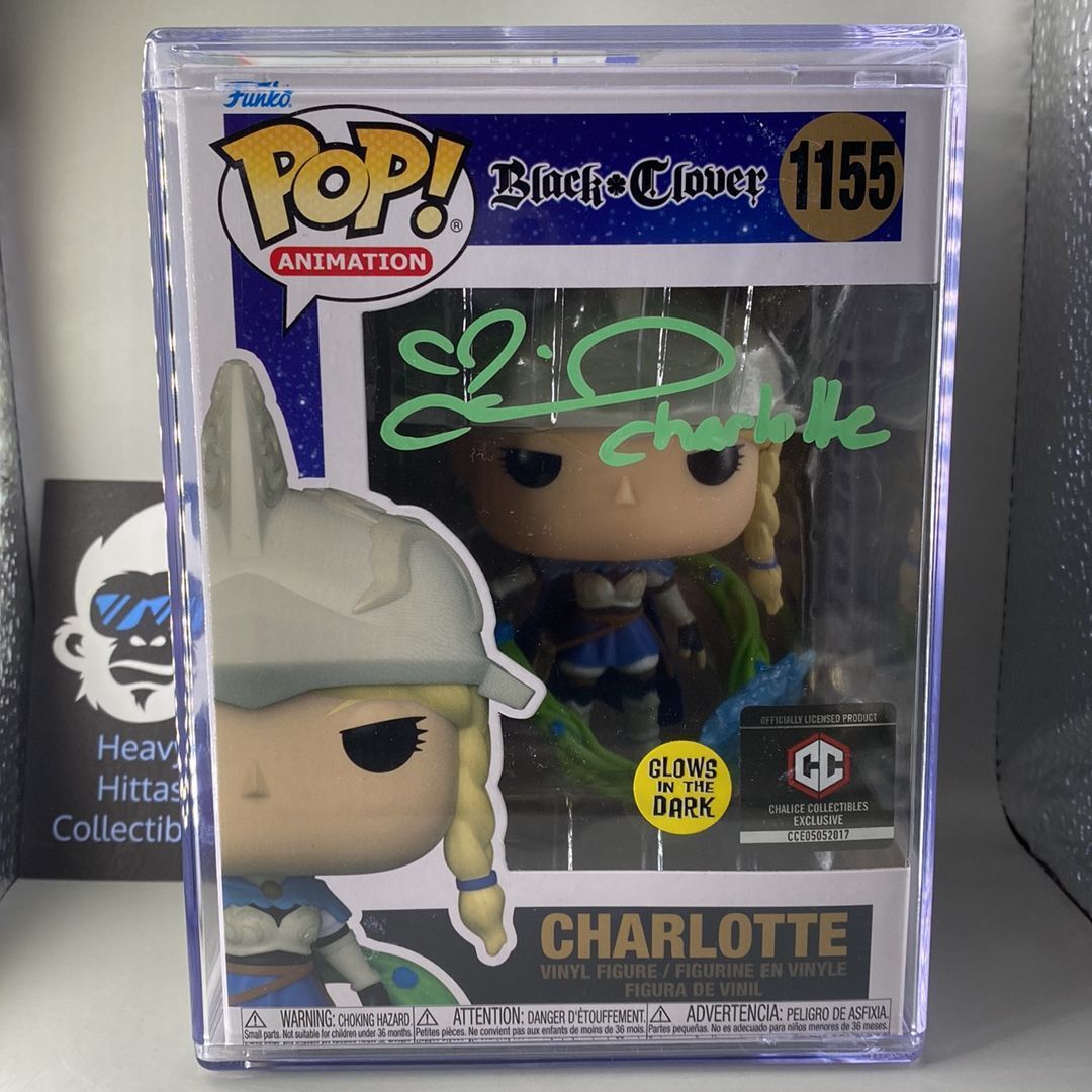 Funko Pop! Animation Black Clover: Charlotte (1155) Autographed