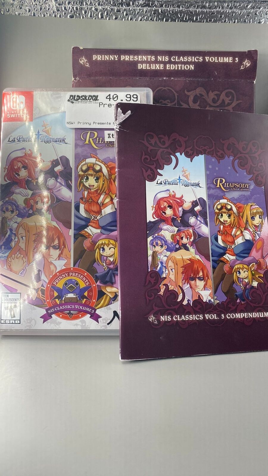 Switch – Prinny Presents NIS Classics Volume 3 Deluxe Edition – CIB