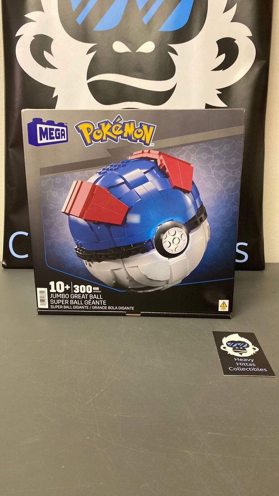 New Pokémon Mega Block Great Ball Lights Up