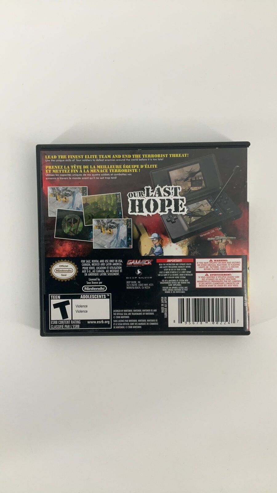 3DS – Elite Forces: Unit 77 – CIB