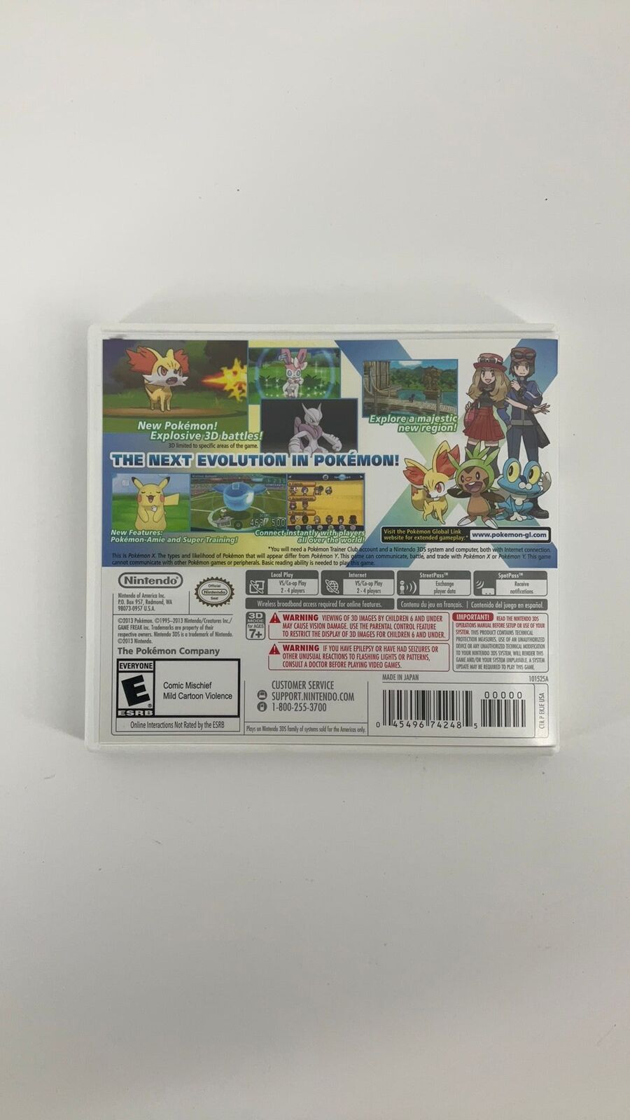 3DS – Pokémon X – CIB