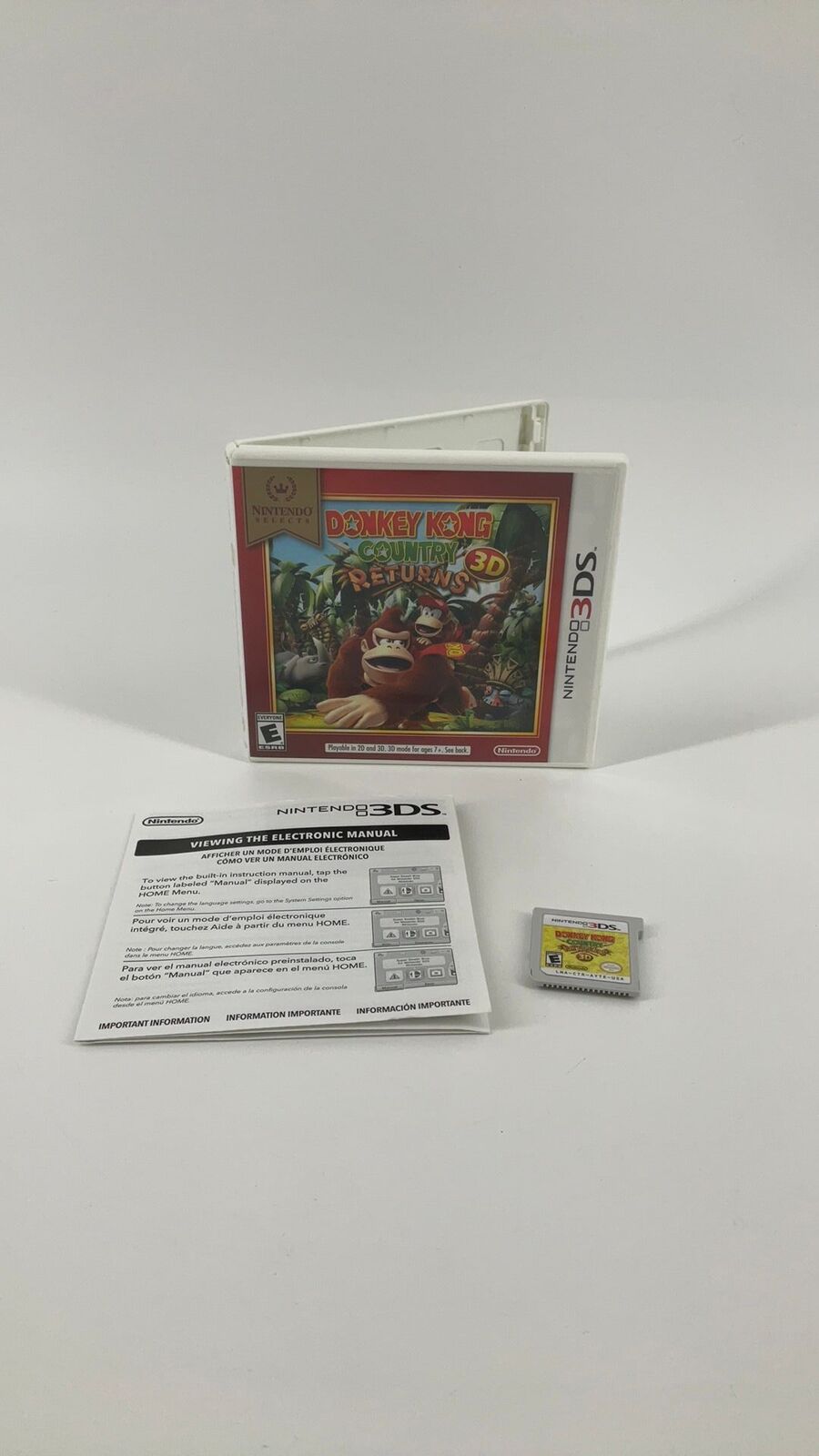 3DS – Donkey Kong Country Returns 3D – CIB