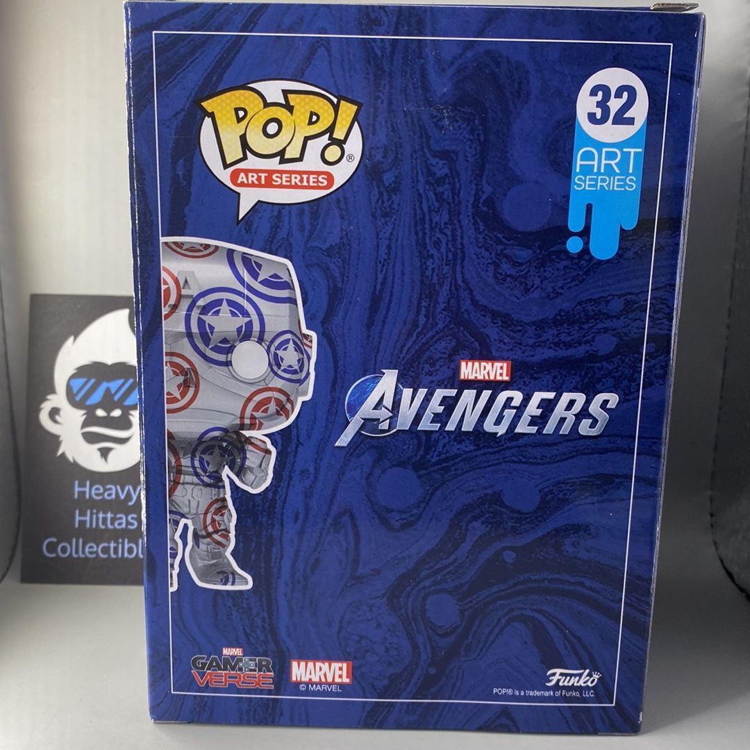 Funko Pop! Art Series Marvel Avenger Captain America (32)