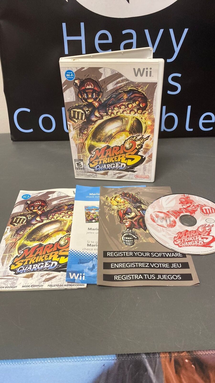 Wii - Mario Strikers Charged - CIB