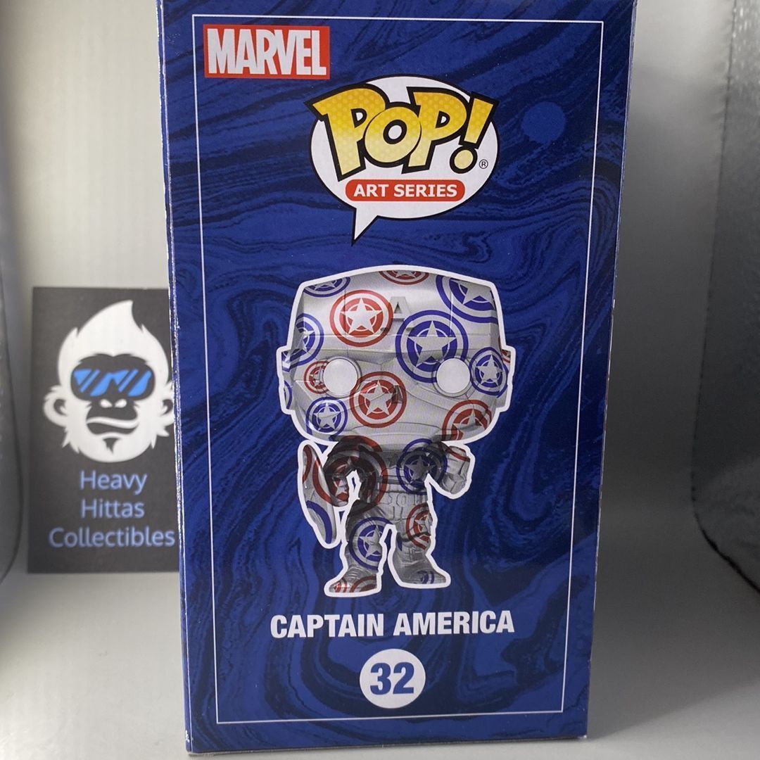 Funko Pop! Art Series Marvel Avenger Captain America (32)