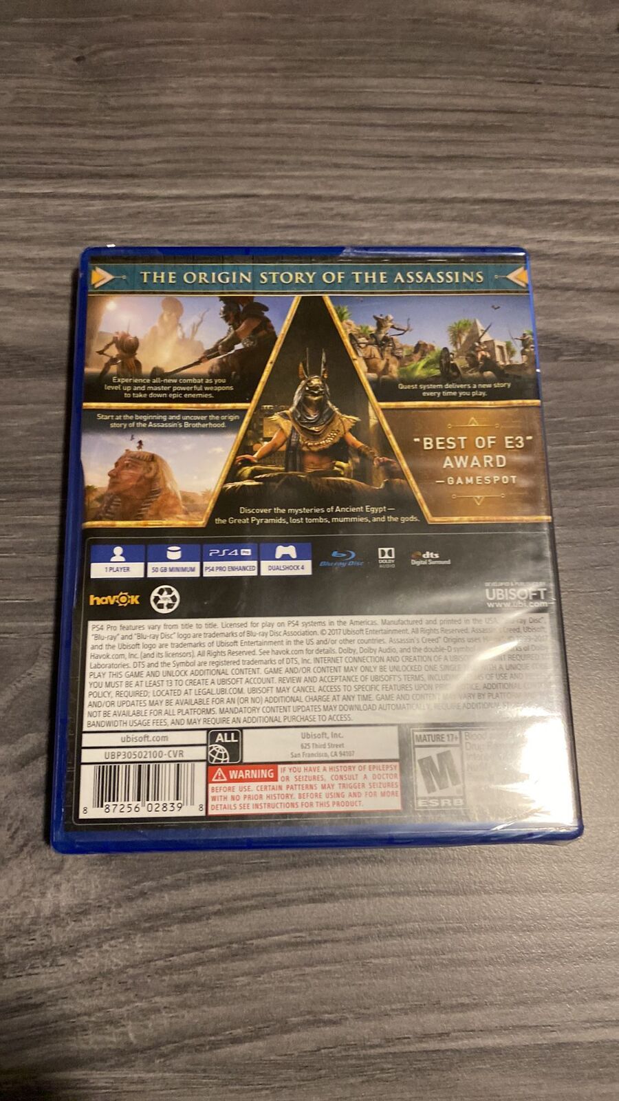 PS4 – Assassin's Creed Origins – New