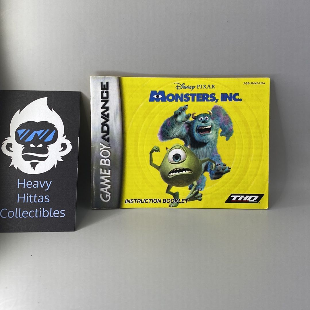 GBA – Disney•Pixar Monsters, Inc. – Manual Only