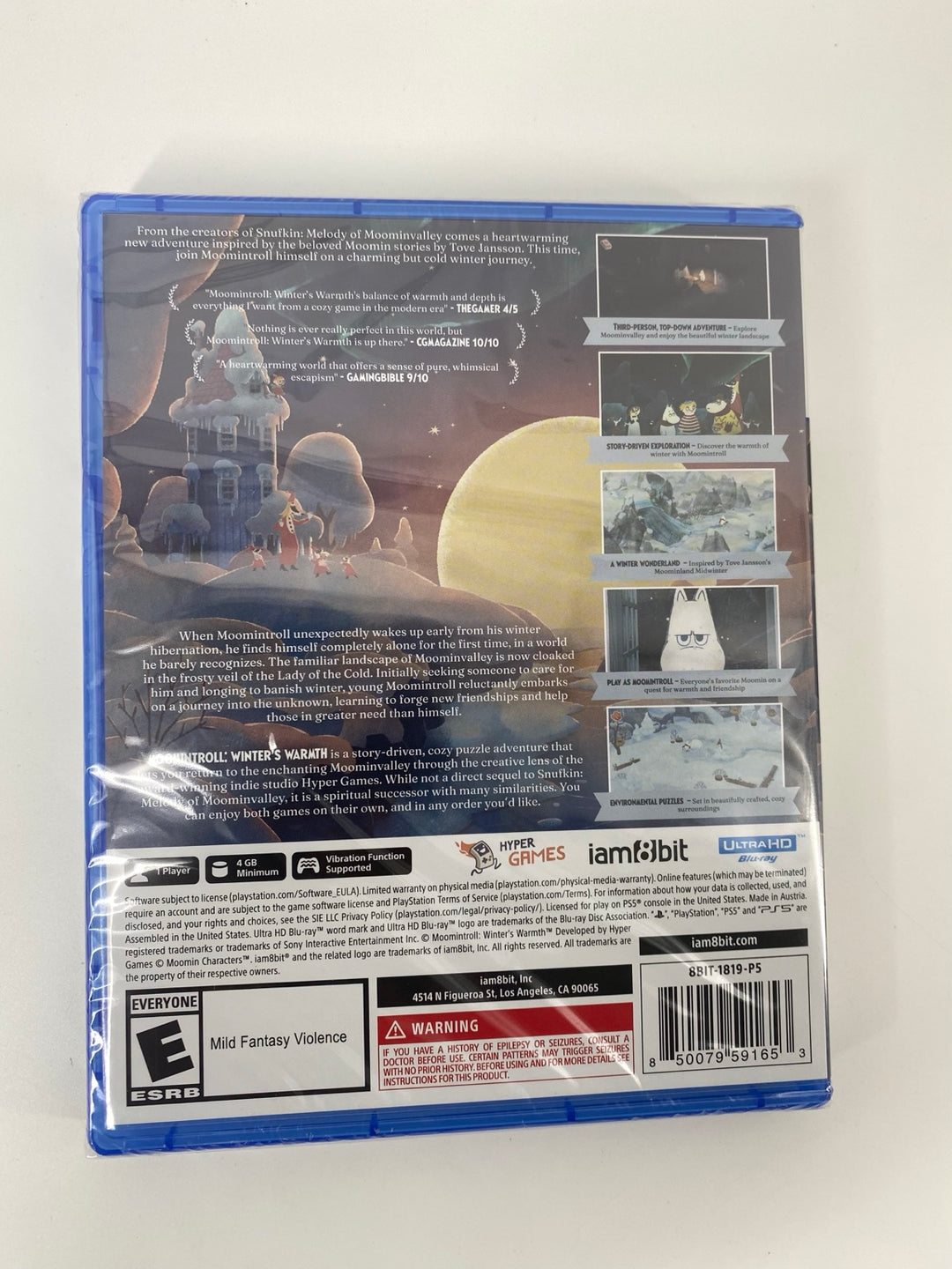 Actual PS5 Moomintroll Winter's Warmth sealed copy photo 2