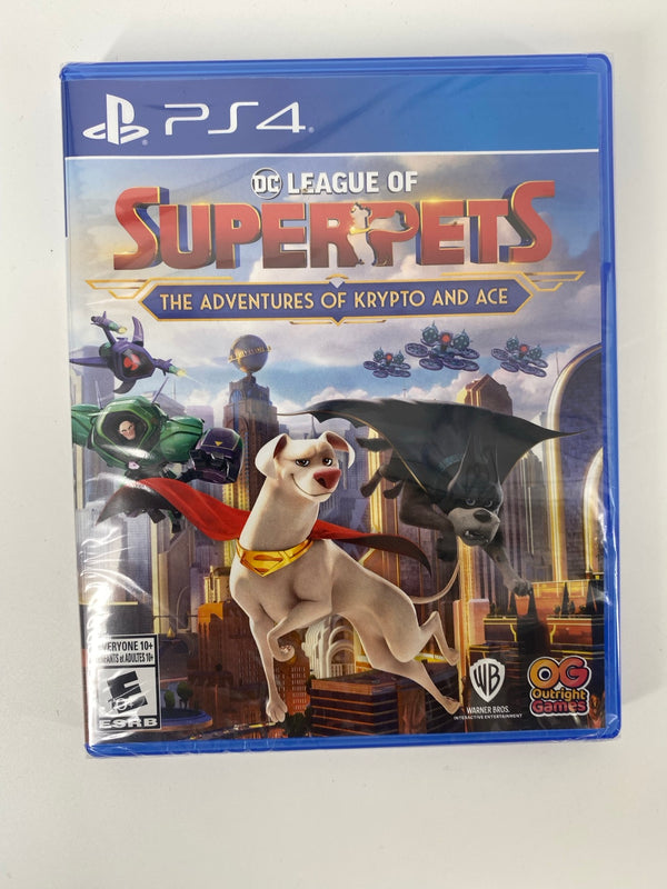 PS4 DC League of Super-Pets The Adventures of Krypto and Ace new factory sealed front actual item