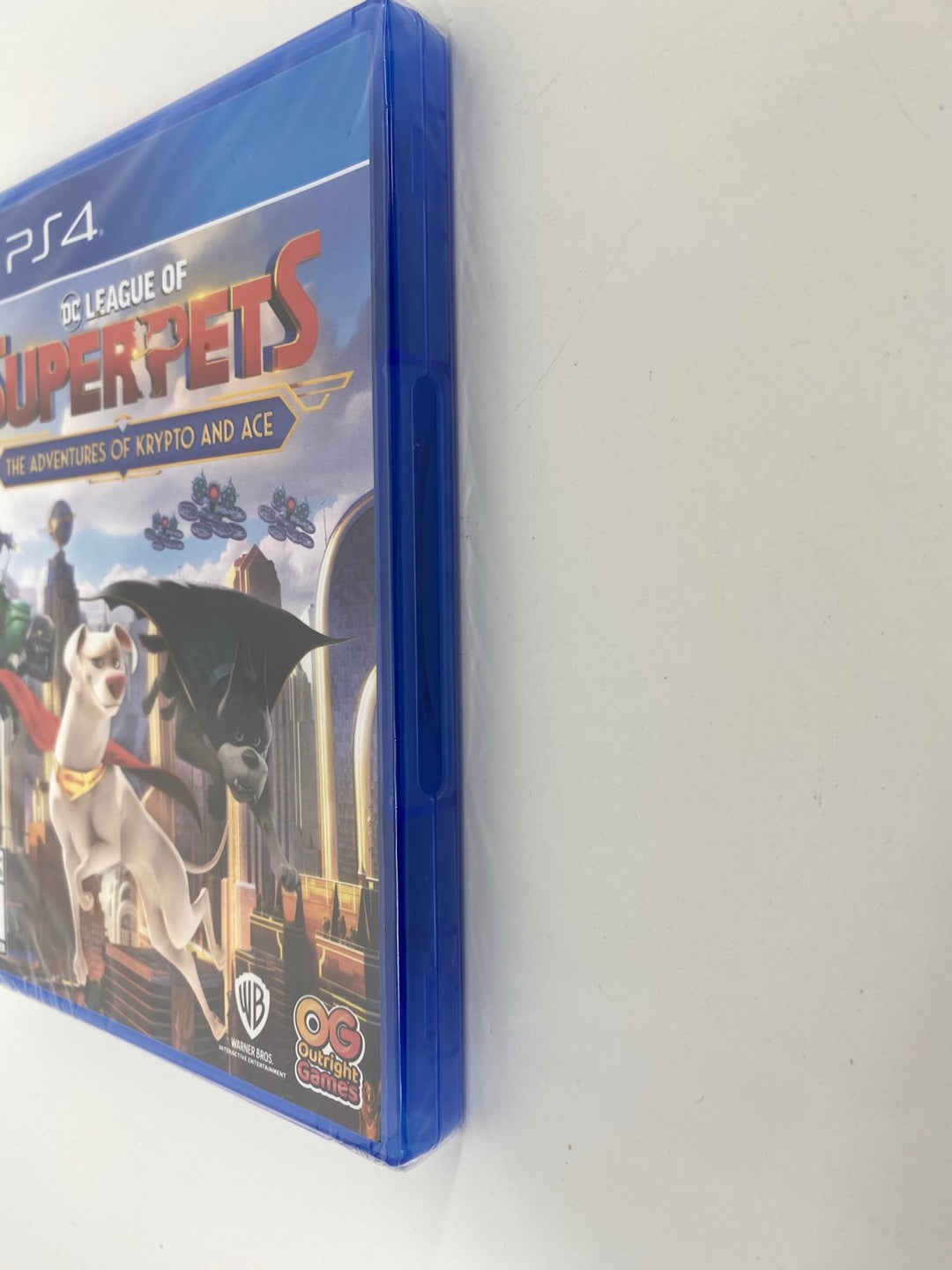 PS4 DC League of Super-Pets The Adventures of Krypto and Ace factory seal edge view actual item