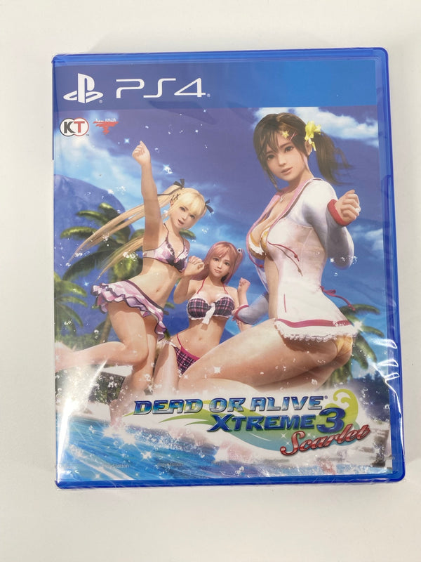 PS4 Dead or Alive Xtreme 3 Scarlet Asian English factory sealed front cover