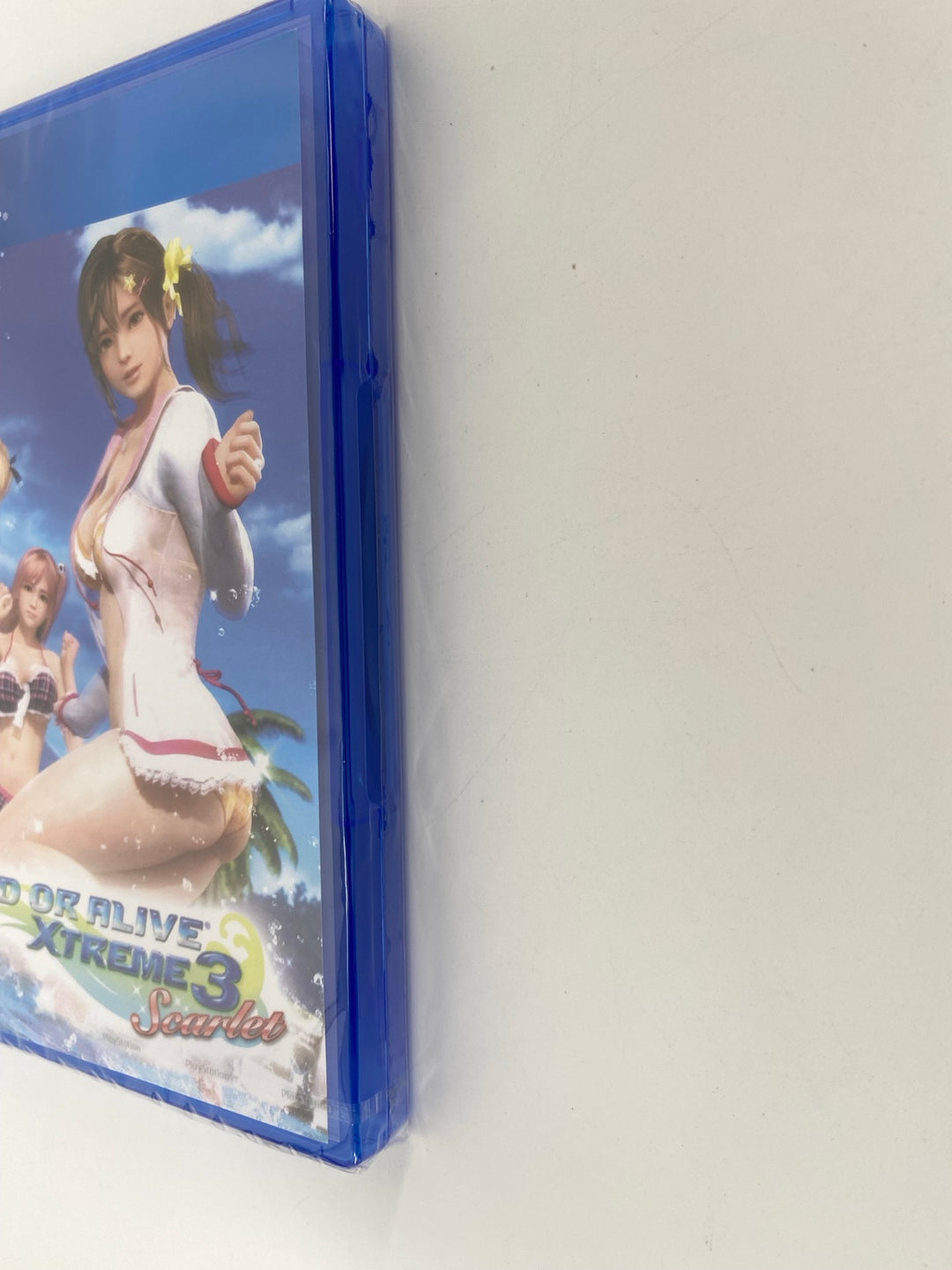 PS4 Dead or Alive Xtreme 3 Scarlet factory seal edge detail