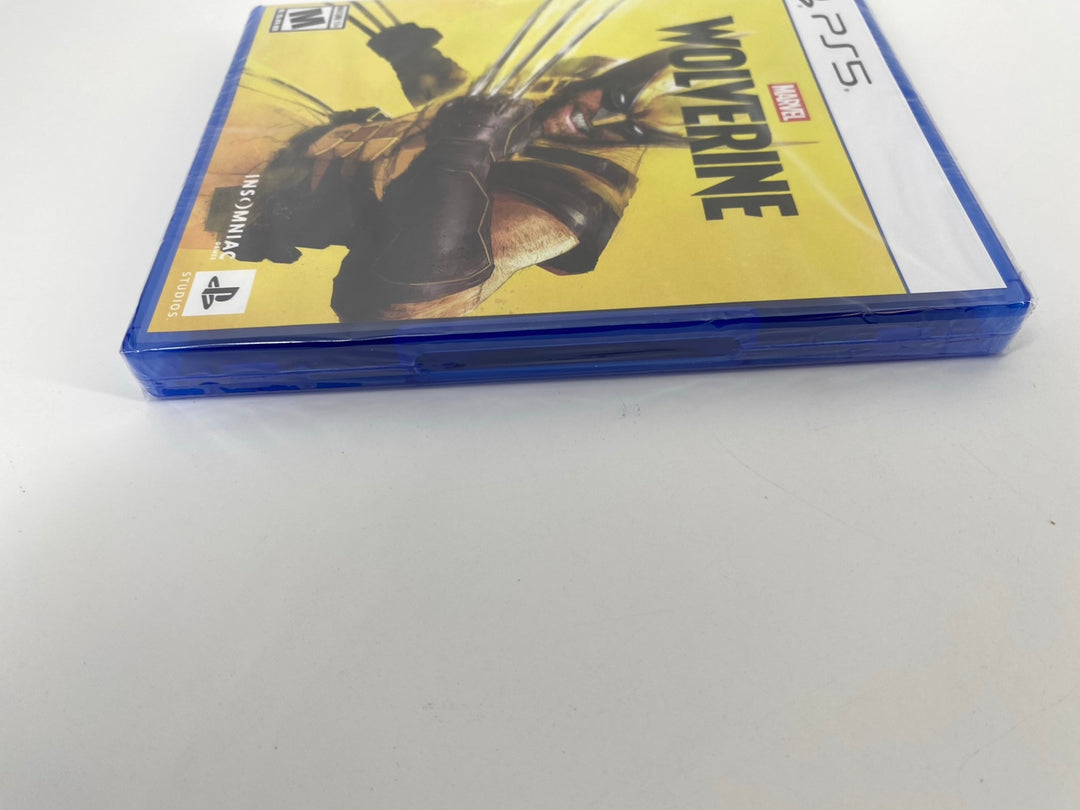 Marvel's Wolverine PS5 factory seal bottom edge detail - actual item photo