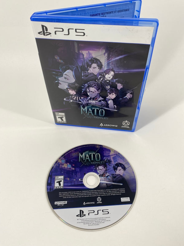 PS5 Mato Anomalies used complete game case and disc actual item