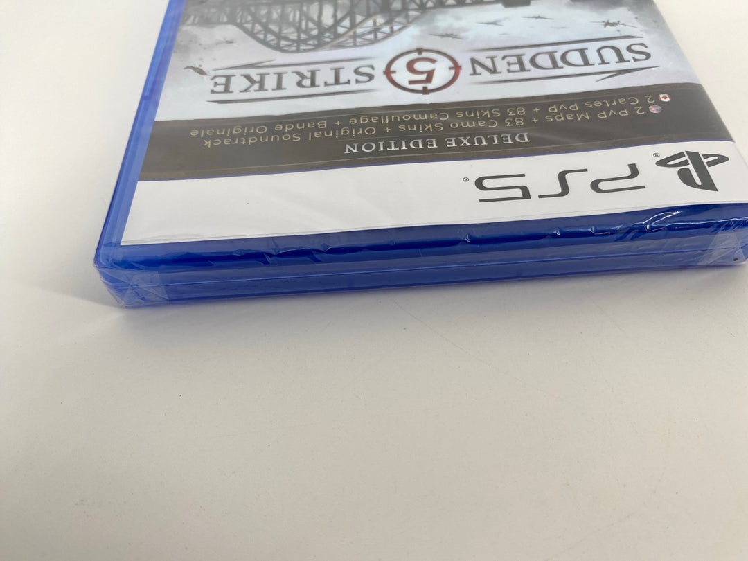 PS5 Sudden Strike 5 Deluxe Edition factory seal edge detail