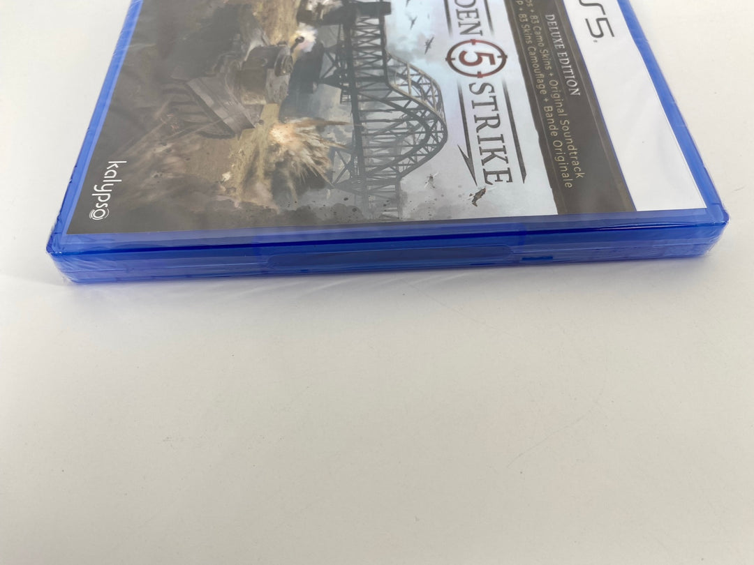 PS5 Sudden Strike 5 Deluxe Edition sealed case edge detail