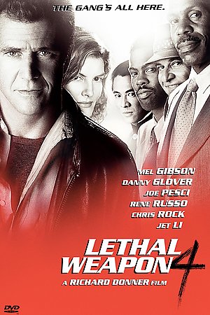 New Sealed Lethal Weapon 4 DVD 1998 Widescreen Mel Gibson Danny Glover Free Ship