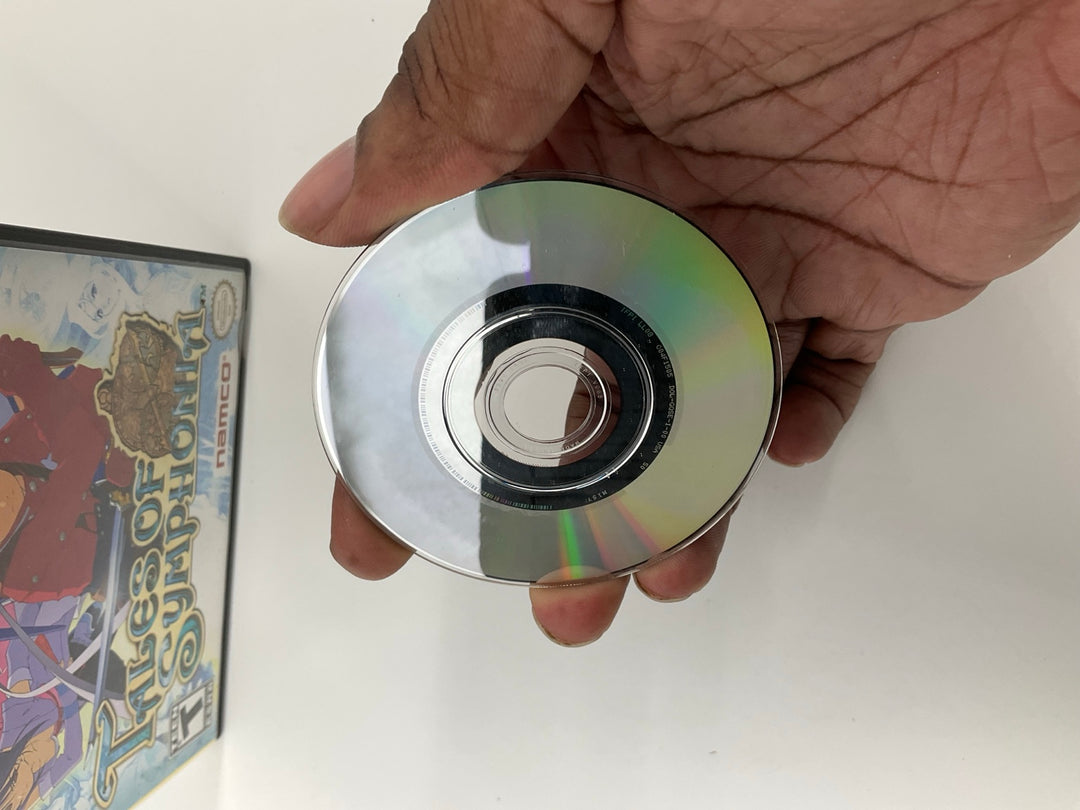 Tales of Symphonia Nintendo GameCube disc underside condition