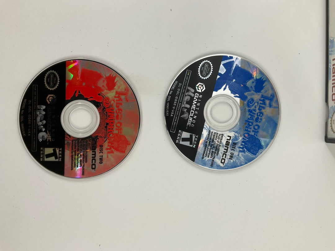 Tales of Symphonia Nintendo GameCube Disc 1 and Disc 2