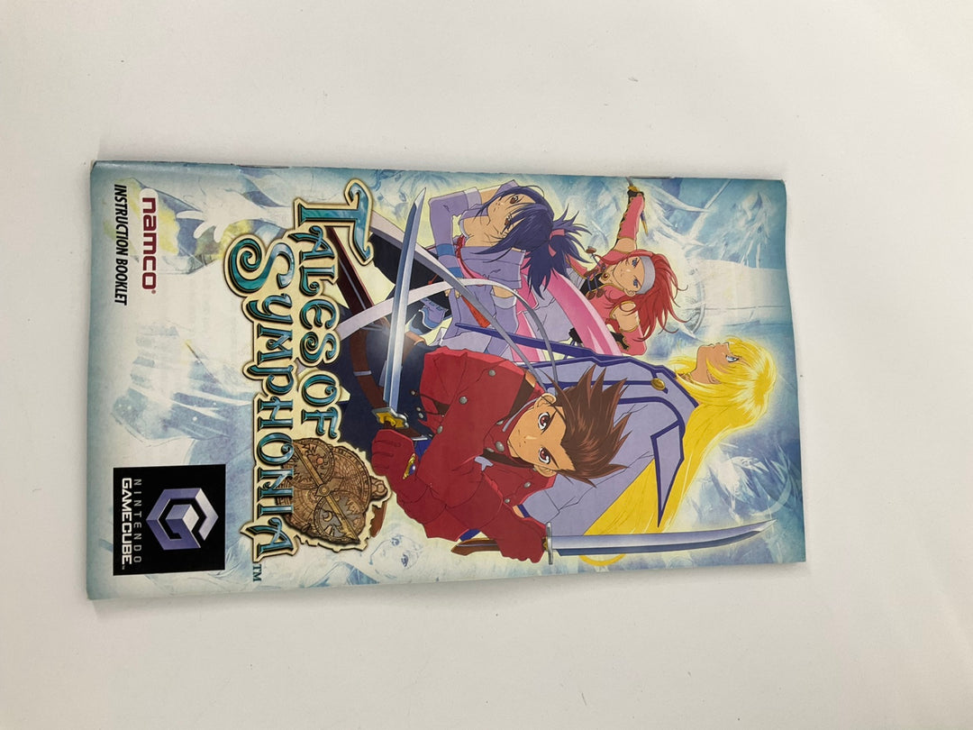 Tales of Symphonia Nintendo GameCube instruction booklet