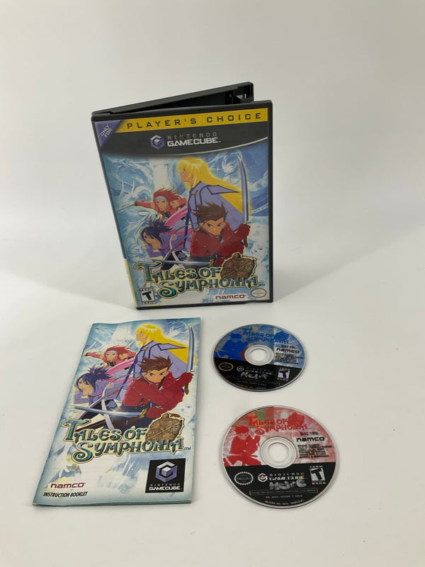 Tales of Symphonia Player's Choice Nintendo GameCube complete with case, manual, Disc 1 and Disc 2